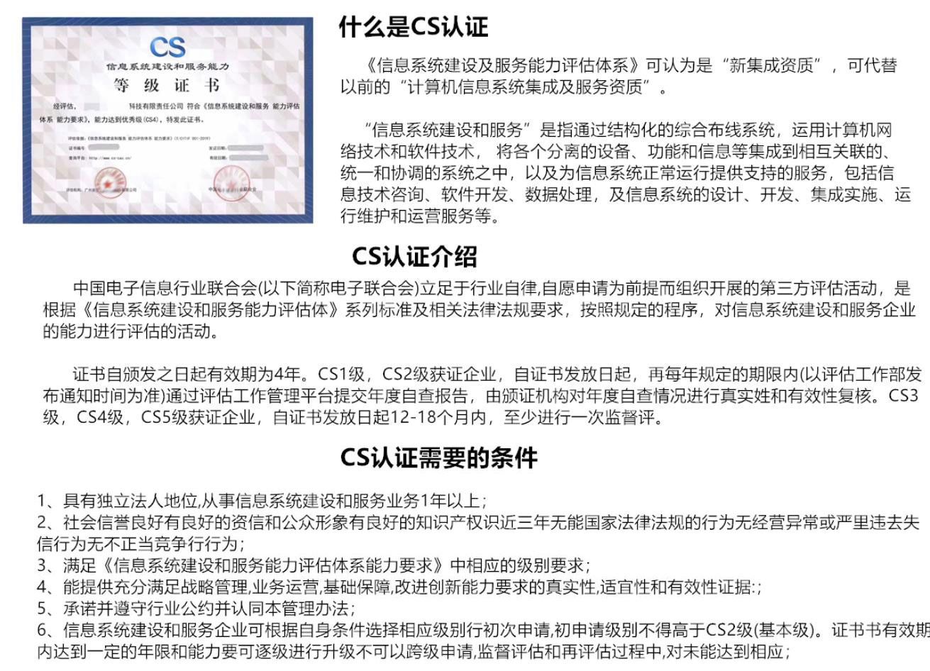 CS信息系統建設和服務能力資質(圖1)